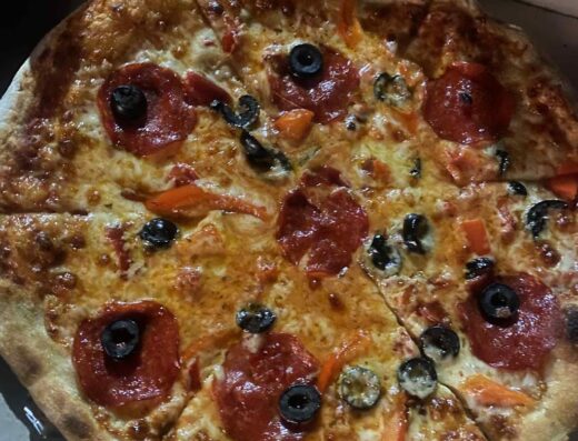 Pizza in Garden