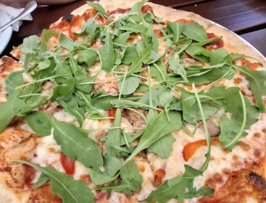 Pizza in Garden